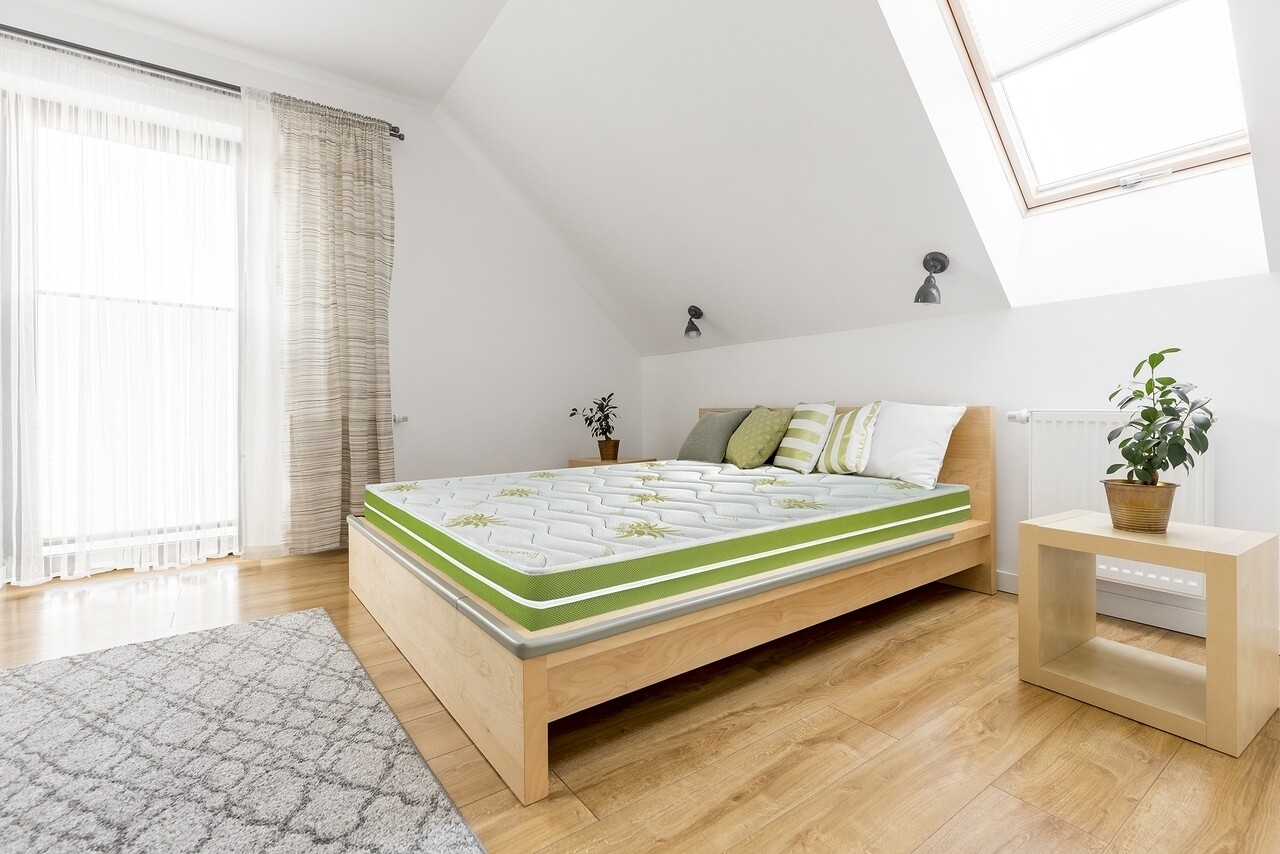 Saltea Super Ortopedica Aloe Vera 3 Memory 7 Zone 140x190x17 cm - imagine 5